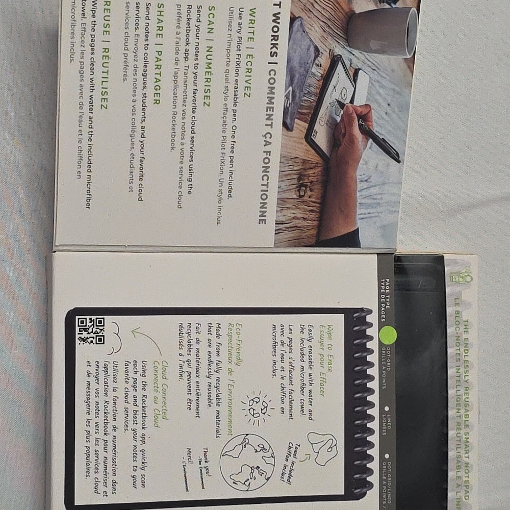 Rocketbook Mini Smart Notepad - Black - Picture 3 of 5